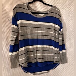 Liz Claiborne striped short sleeve blouse, Size PS